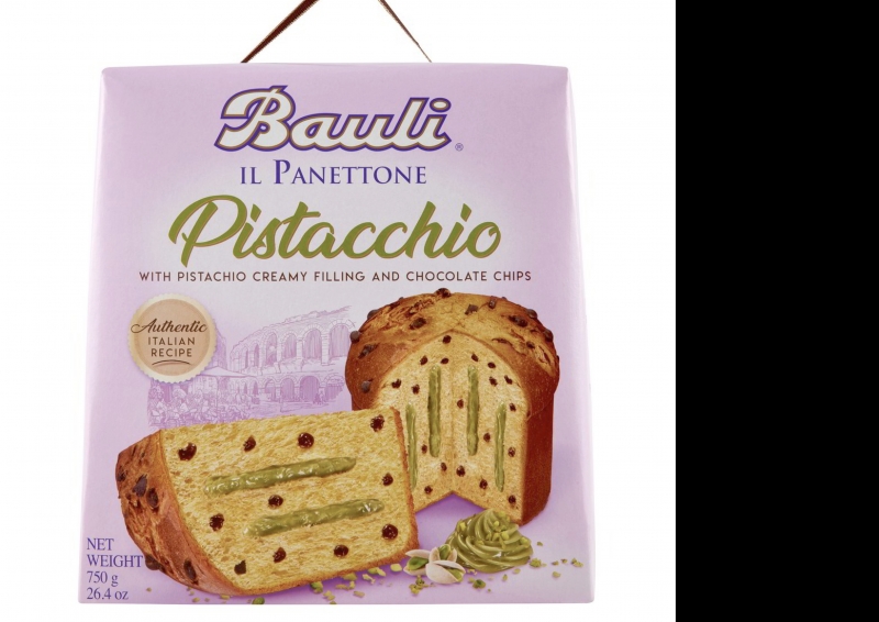 PANETTONE BAULI PISTACHIO 750 g.